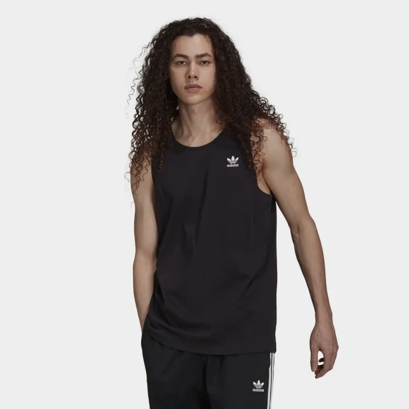 adidas Originals Adicolor Essentials Trefoil Tank Top / Black sold by JD Sports