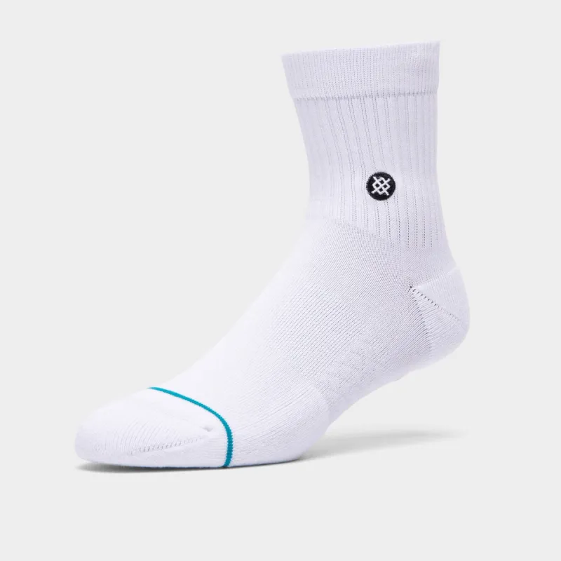 Stance Icon Quarter Socks 3-Pack / White made by Stance