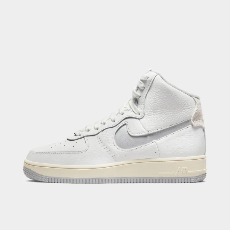 Nike Women’s Air Force 1 Sculpt Summit White / Silver - Coconut Milk sold by JD Sports
