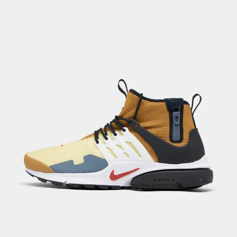 Nike Air Presto Mid Utility Bicycle Yellow / Cinnabar - Wheat sold by JD Sports