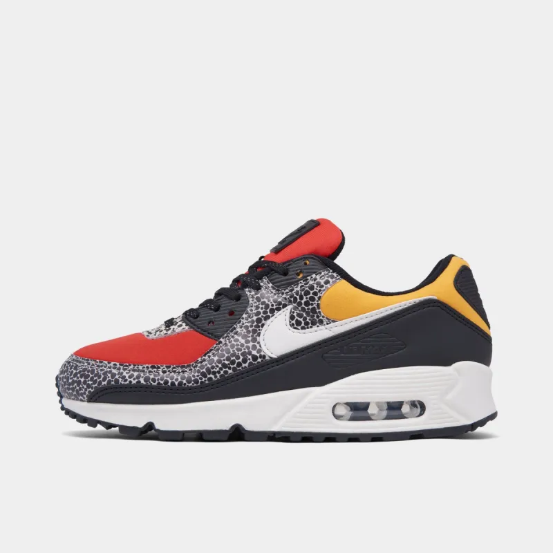 Nike Women's Air Max 90 SE Black / Chile Red - Pollen sold by JD Sports