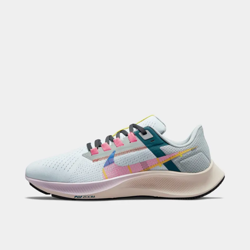 Nike Women's Air Zoom Pegasus 38 Premium Blue Tint / Regal Pink - Light Smoke Grey sold by JD Sports