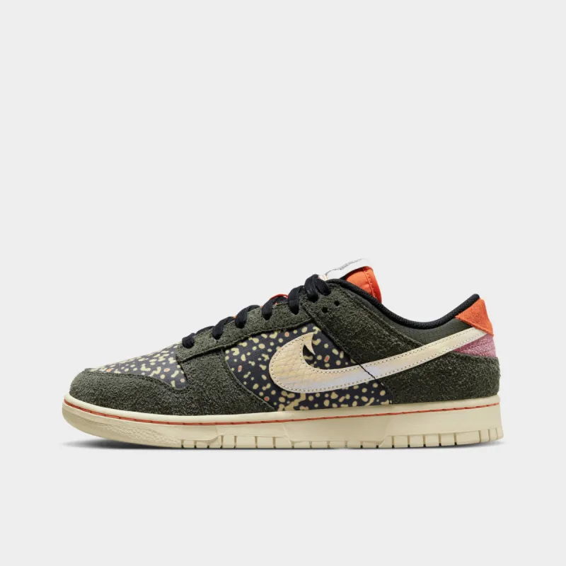 Nike Dunk Low Retro SE Sequoia / Alabaster - Safety Orange sold by JD Sports