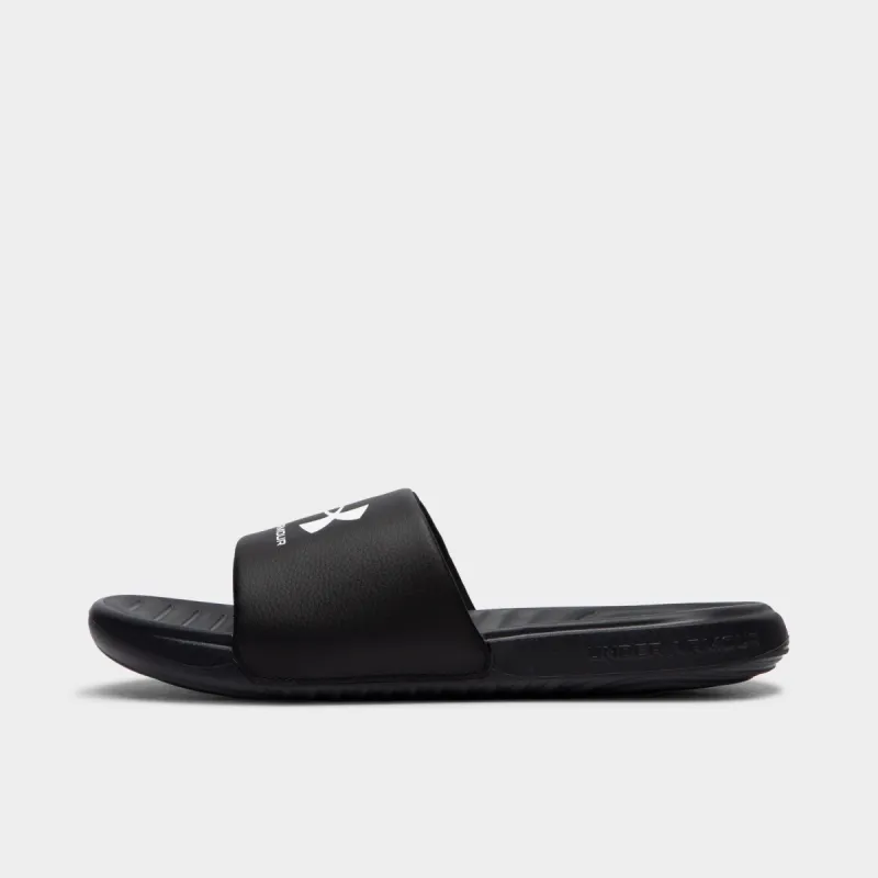 Under Armour Ansa Fix Slide Black / White sold by JD Sports