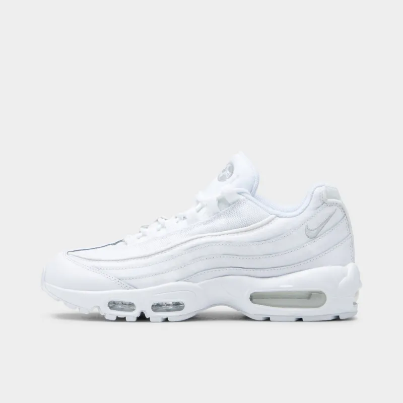 Nike Air Max 95 Essential White / Grey Fog - White sold by JD Sports