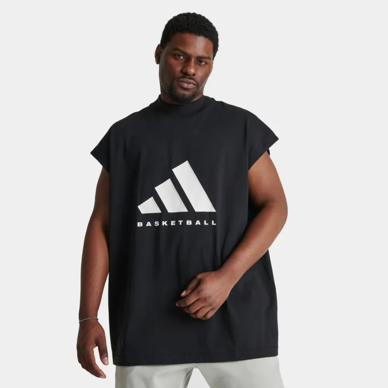 adidas Basketball Sleeveless T-shirt / Black sold by JD Sports
