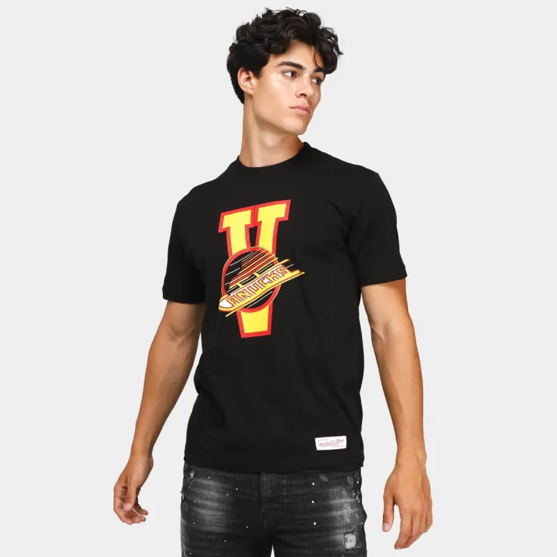 Mitchell & Ness Vancouver Canucks Graduation T-shirt Black / Gold sold by JD Sports