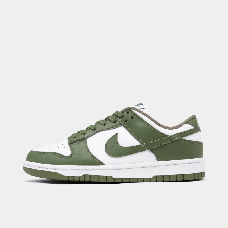 Nike Dunk Low White / Medium Olive - White sold by JD Sports