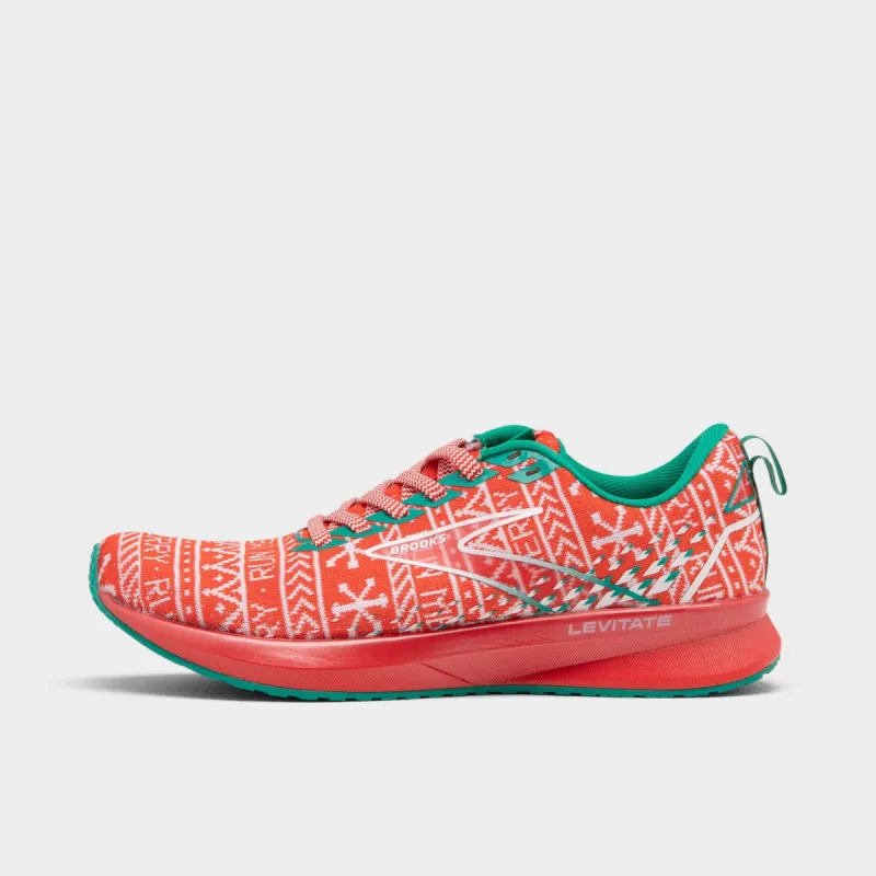 Brooks Women’s Levitate 5 Red / White - Green sold by JD Sports