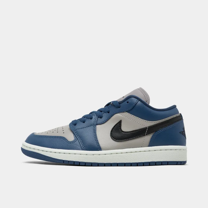 Jordan Women's 1 Low French Blue / Black - College Grey sold by JD Sports