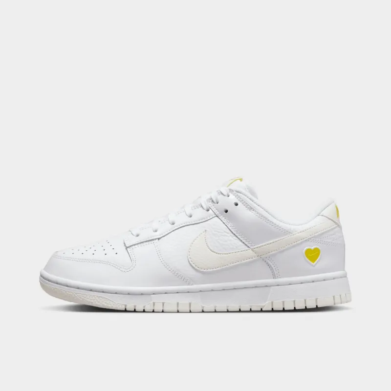Nike Women's Dunk Low White / Sail - Opti Yellow sold by JD Sports