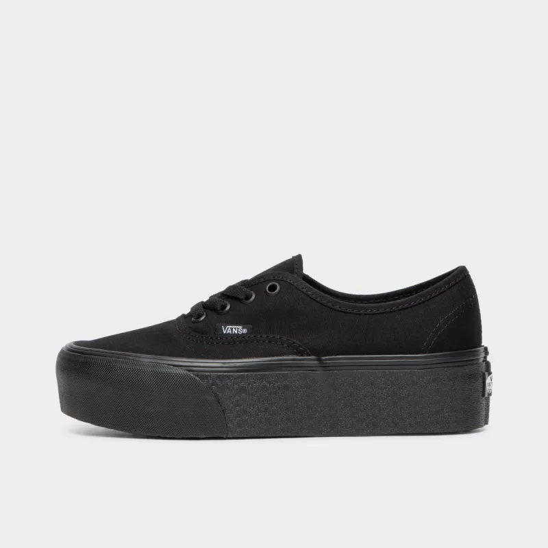 Vans Women's Authentic Stackform Canvas Black / Black sold by JD Sports