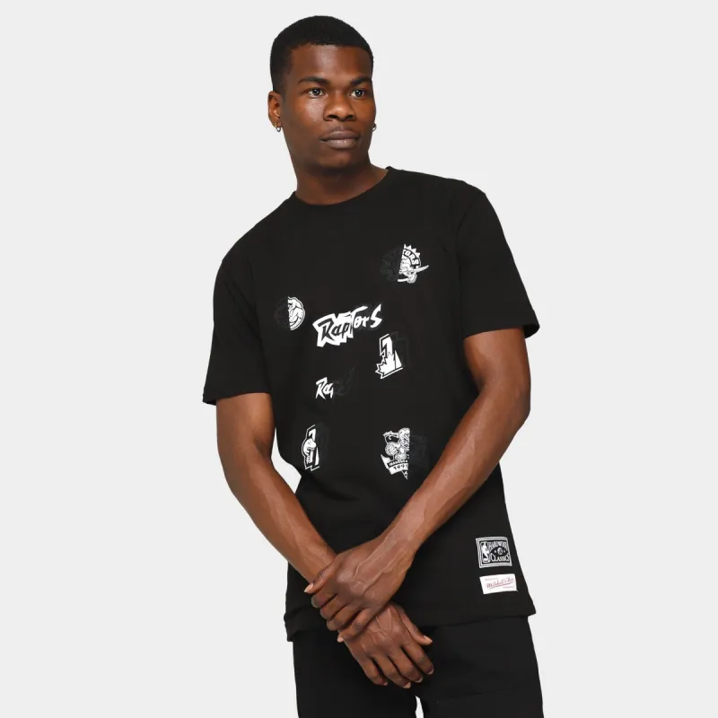Mitchell & Ness Toronto Raptors Night T-shirt Black / White sold by JD Sports