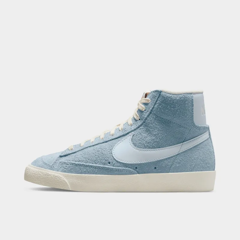 Nike Women's Blazer Mid '77 Vintage Blue Whisper / Sail - Black sold by JD Sports