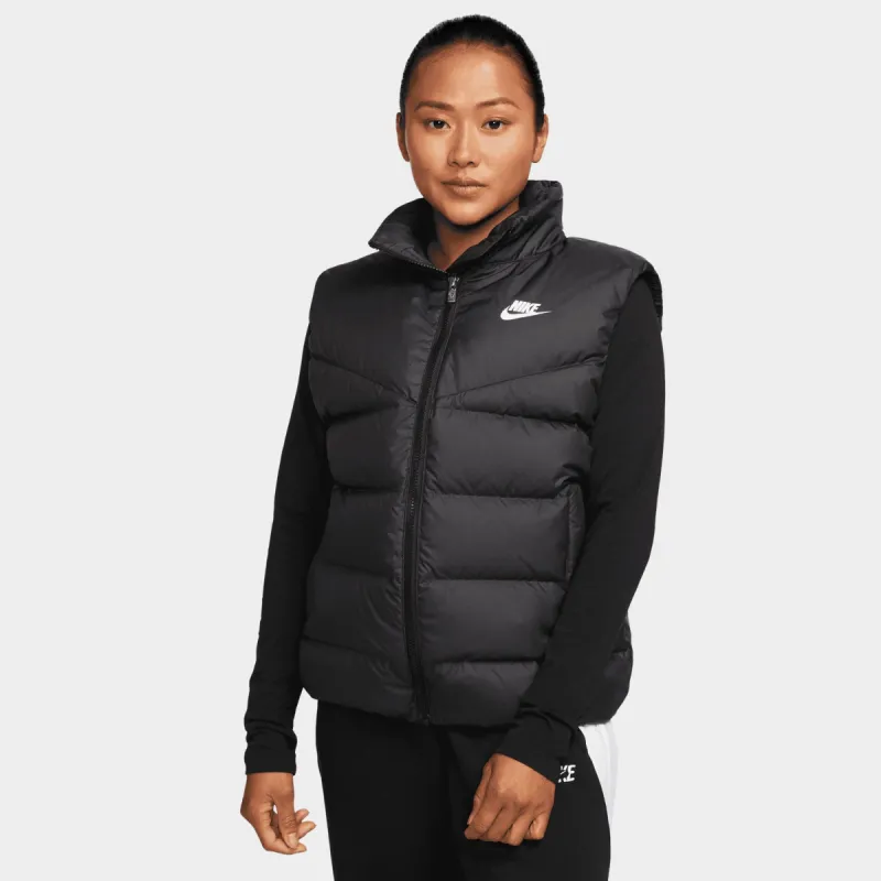 Nike Women's Sportswear Therma-FIT City Series Synthetic Fill High-Pile Fleece Jacket Black / Black - White sold by JD Sports