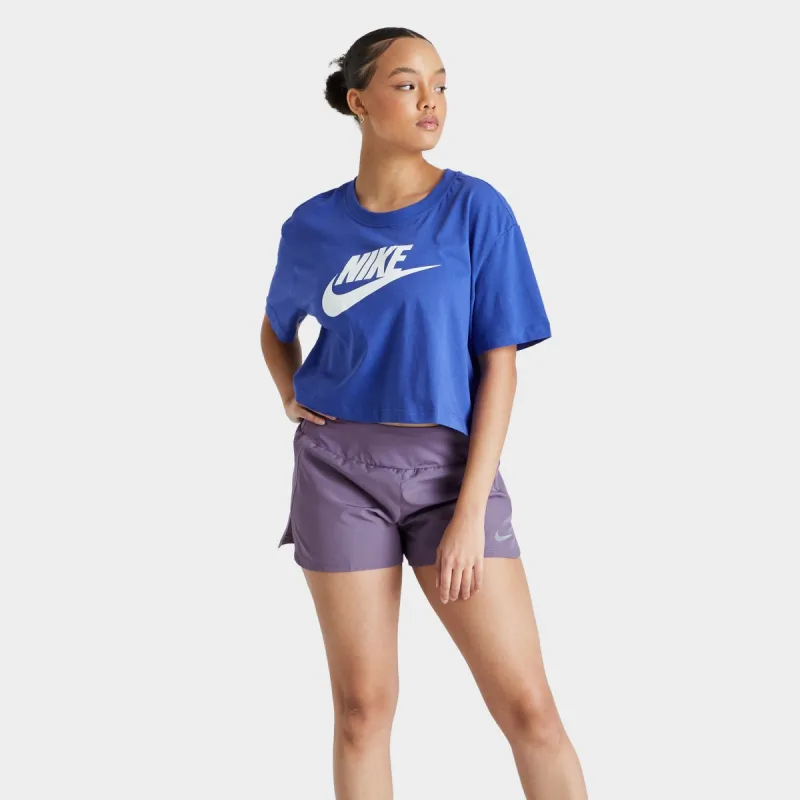 Nike Sportswear Women's Essential Cropped T-shirt Lapis / White sold by JD Sports