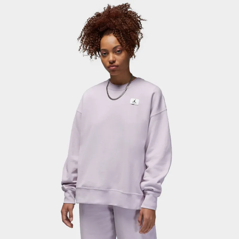 Jordan Women's Flight Fleece Crewneck / Iced Lilac sold by JD Sports