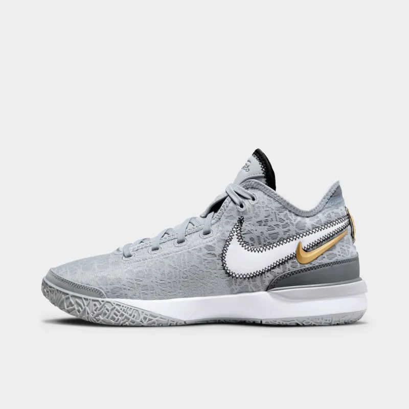 Nike LeBron NXXT Gen Wolf Grey / White - Iron Grey sold by JD Sports