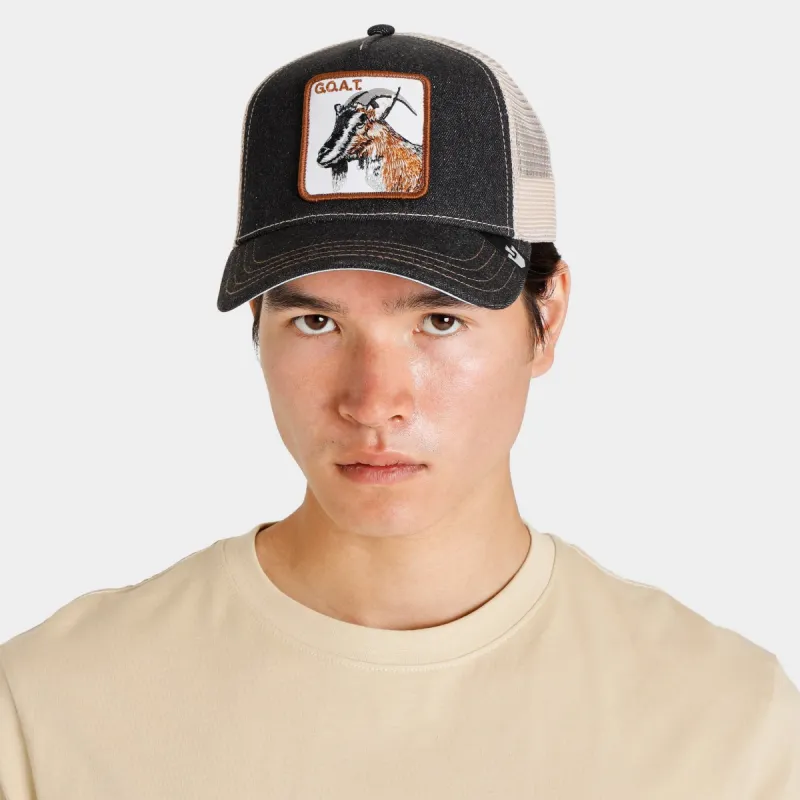 Goorin Bros. The Goat Trucker Hat / Charcoal sold by JD Sports