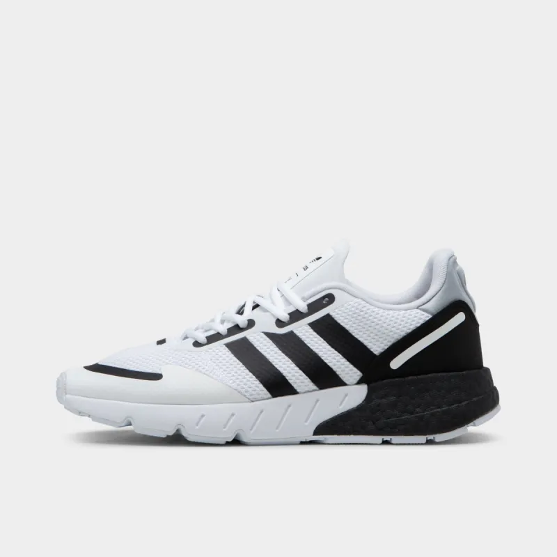 adidas Originals ZX 1K Boost Cloud White / Core Black - Halo Silver sold by JD Sports