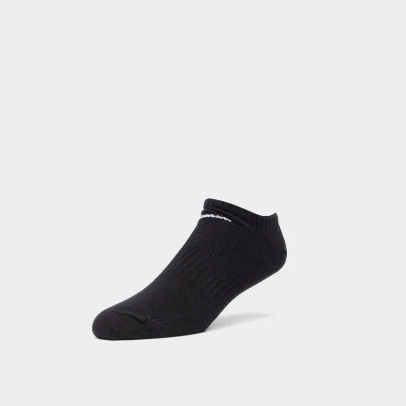 Nike Everyday Lightweight Training No-Show Socks (3 Pack) Black / White sold by JD Sports