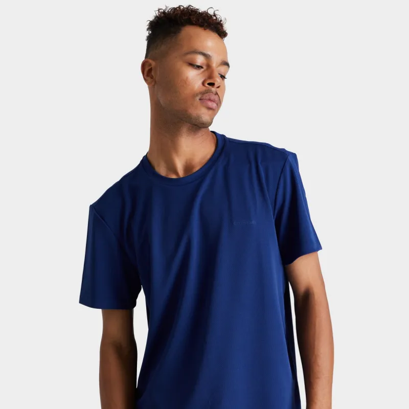 Calvin Klein Move 365 Solid Crewneck T-shirt / Blue Print sold by JD Sports