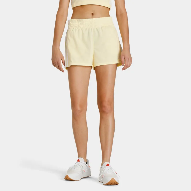 adidas Originals Women's 3-Stripes Shorts / Almost Yellow sold by JD Sports