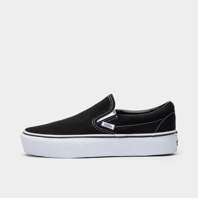 Vans Women's Classic Slip-On Platform / Black sold by JD Sports