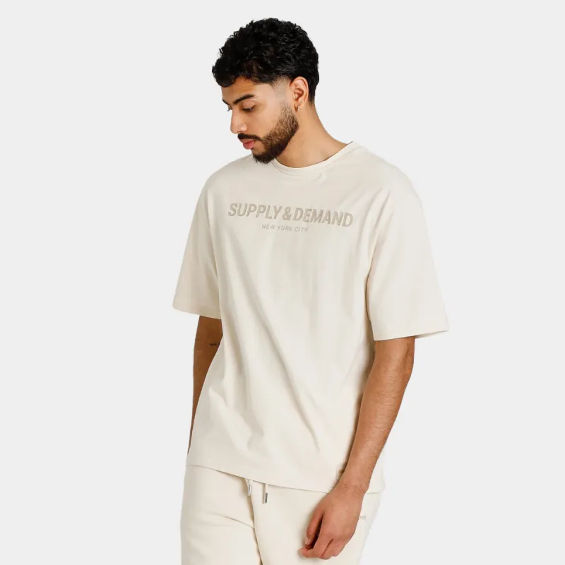 Supply & Demand Paris T-shirt / Stone sold by JD Sports