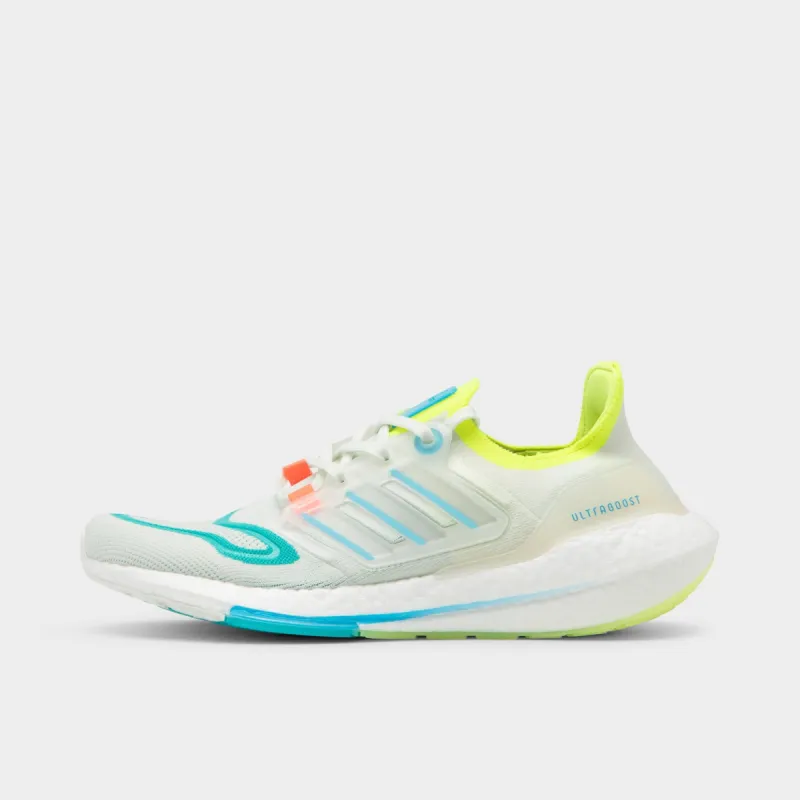 adidas Ultraboost 22 White Tint / Sky Rush - Mint Rush sold by JD Sports