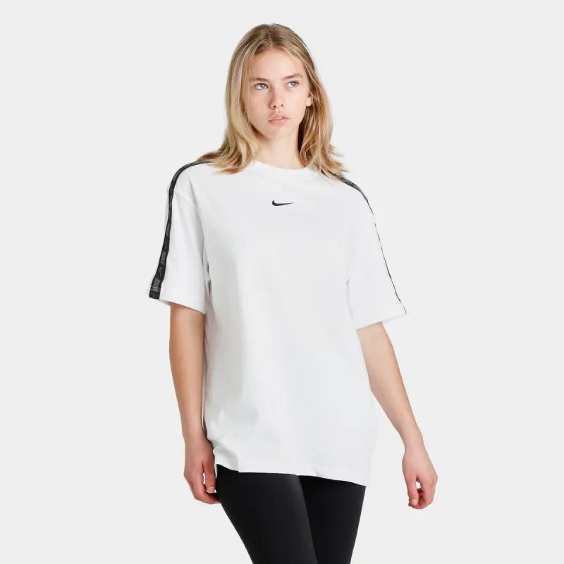 Nike Sportswear Women’s Boyfriend Tape T-shirt / White sold by JD Sports