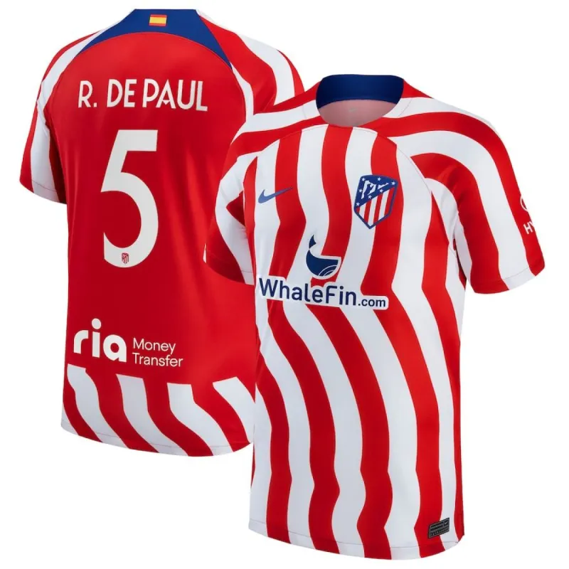 Rodrigo De Paul Atletico Madrid 5 Jersey sold by Jersey House