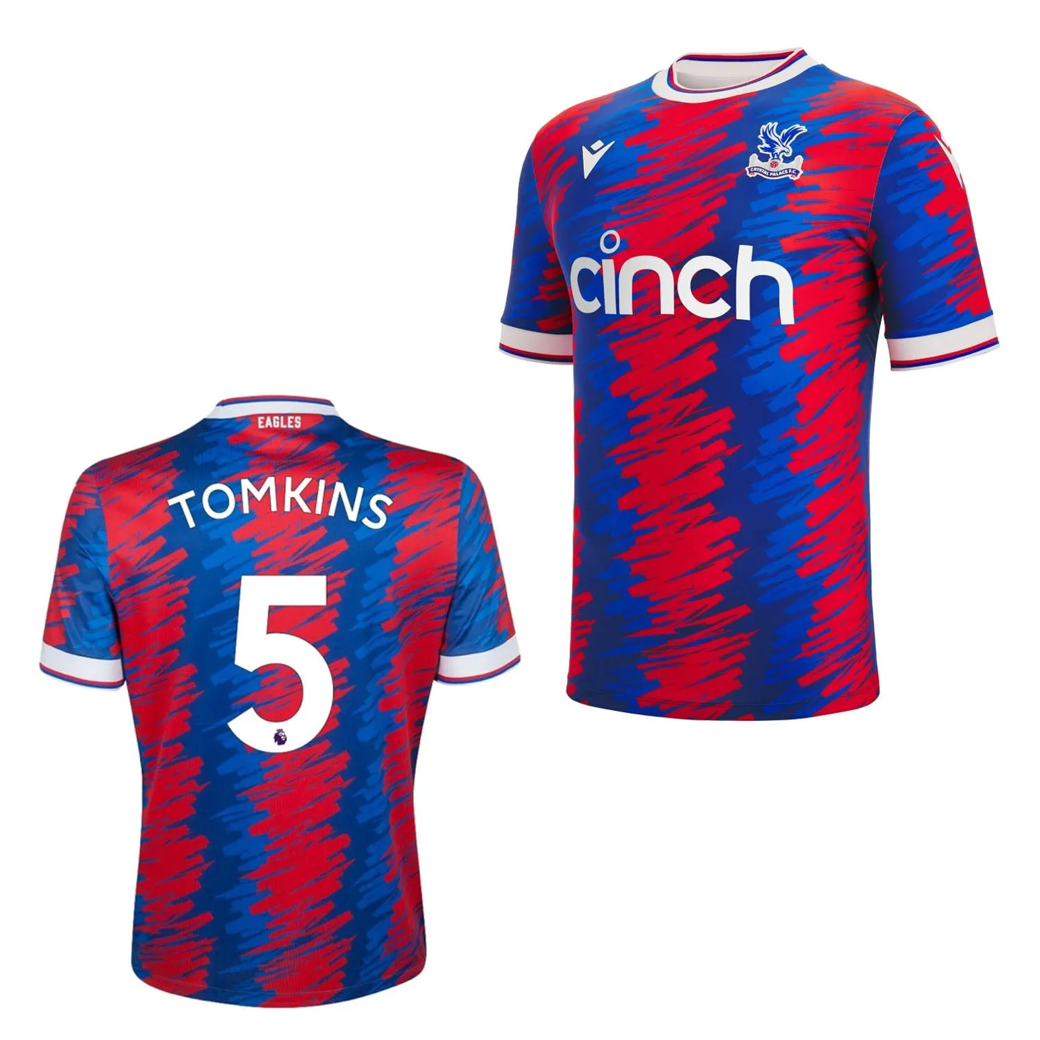 James Tomkins 5 Crystal Palace Jersey sold by Jersey House