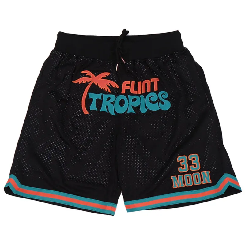 Jackie Moon #33 Flint Tropics Shorts made by Jersey House