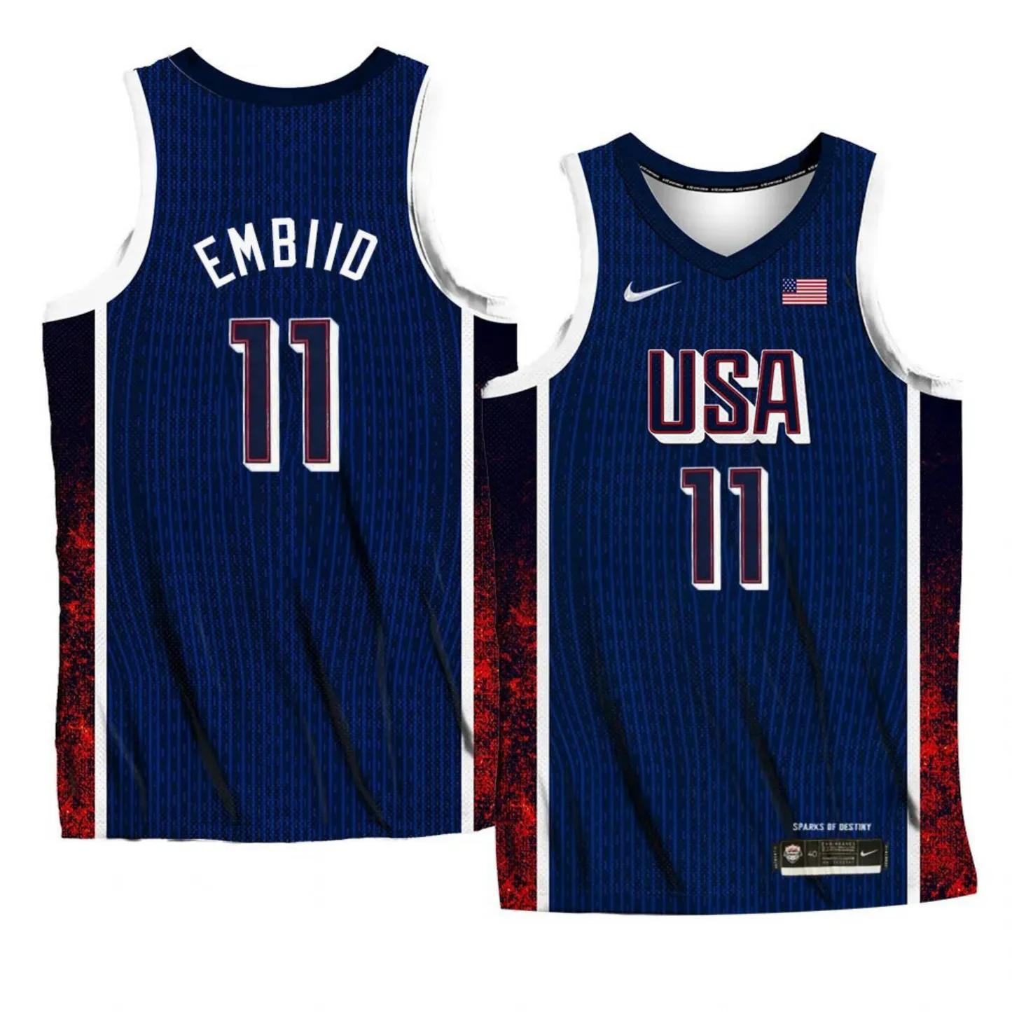 Joel Embiid Team USA 2024 Olympics Jersey sold by Jersey House
