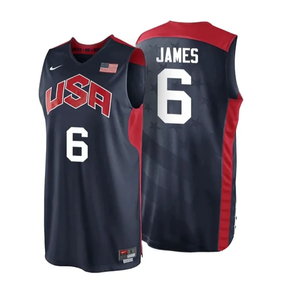 Team USA LeBron James 6 Jersey sold by Jersey House product image thumbnail 2