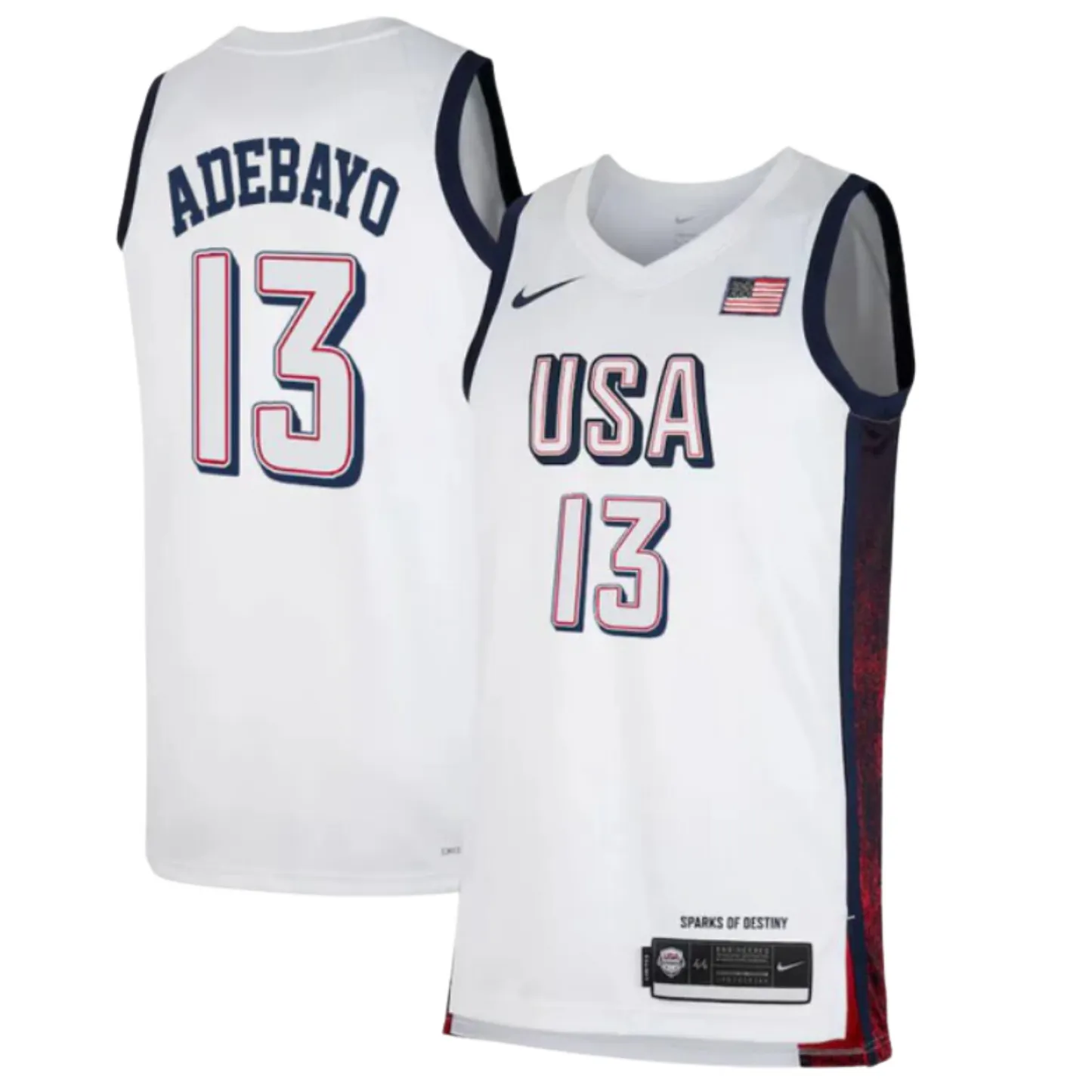 Bam Adebayo Team USA 2024 Olympics Jersey sold by Jersey House