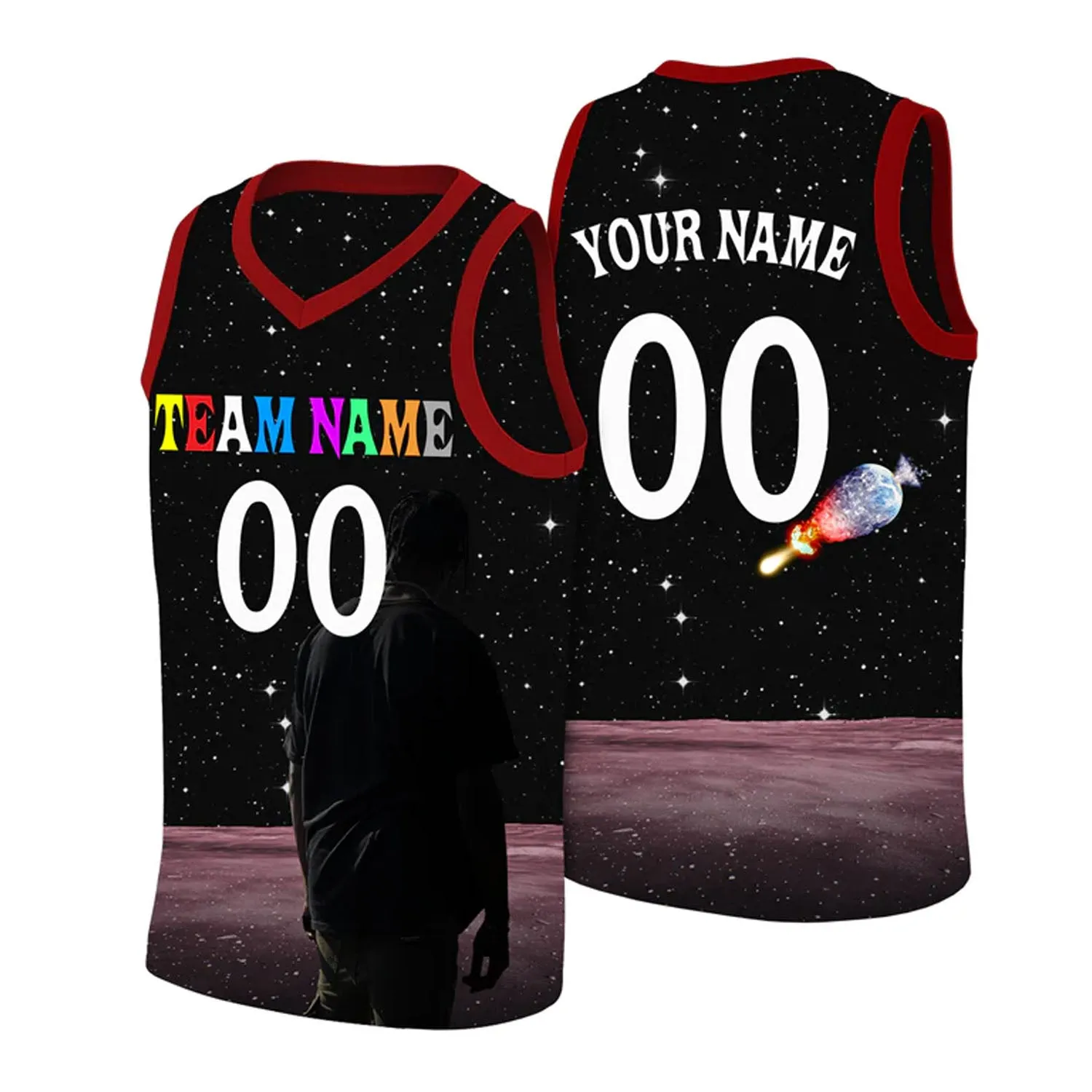 Space Custom Basketball Jersey sold by Jersey House