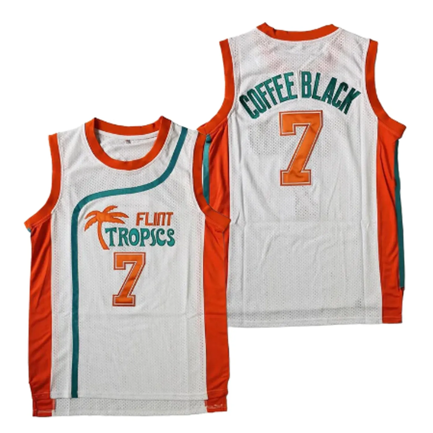 Coffee Black Flint Tropics Semi-Pro Movie 7 Jersey sold by Jersey House