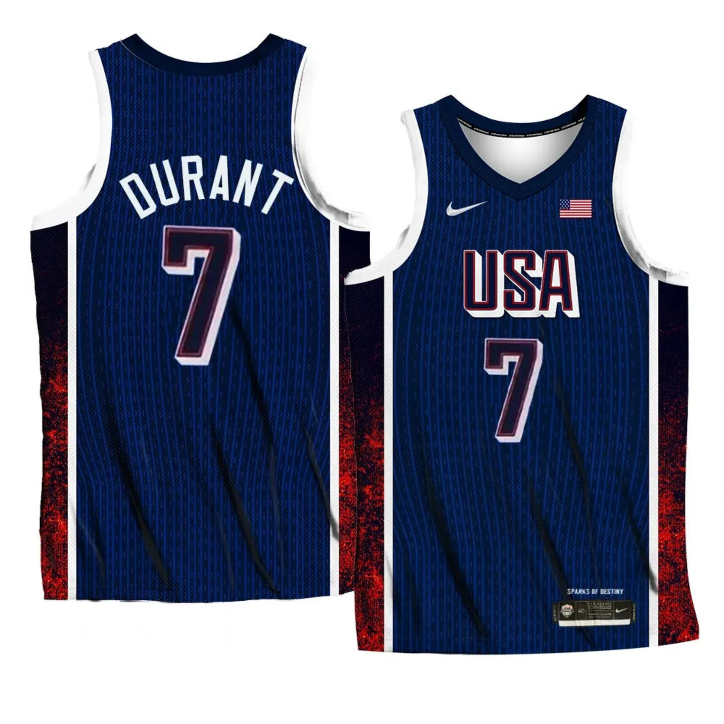 Kevin Durant Team USA 2024 Olympics Jersey sold by Jersey House product image thumbnail 2