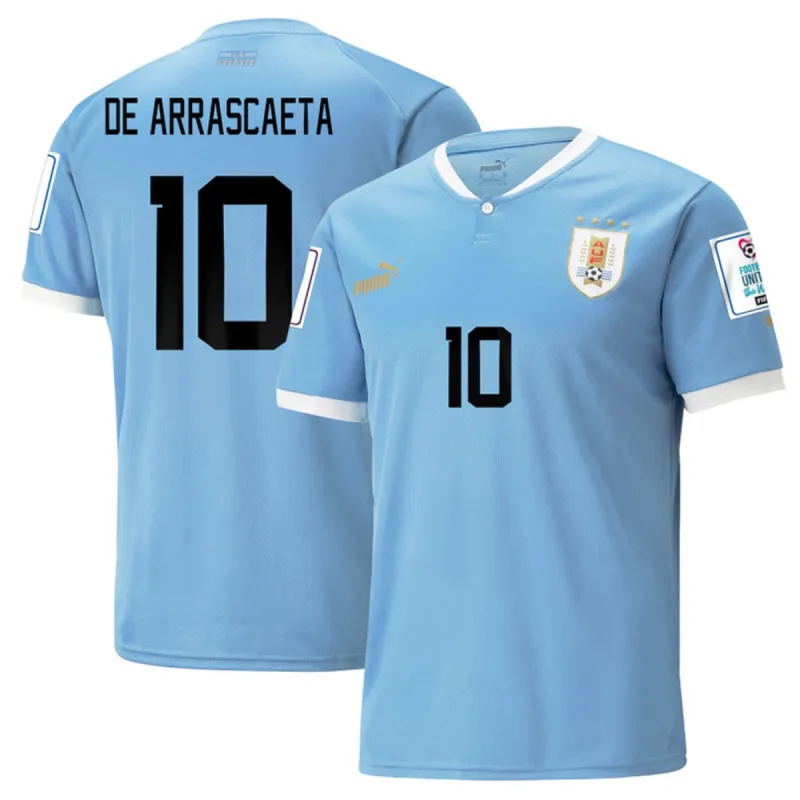 Giorgian De Arrascaeta Uruguay 10 Fifa World Cup Jersey sold by Jersey House