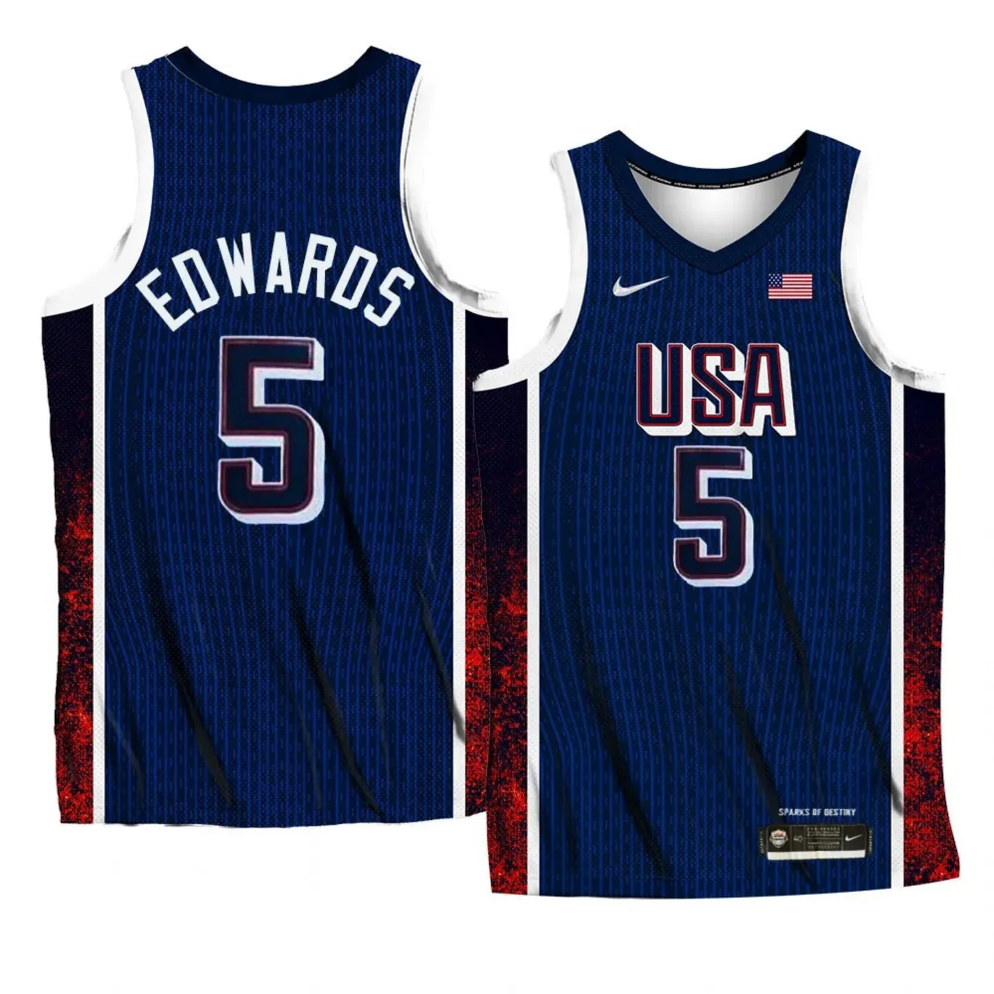 Anthony Edwards Team USA 2024 Olympics Jersey sold by Jersey House