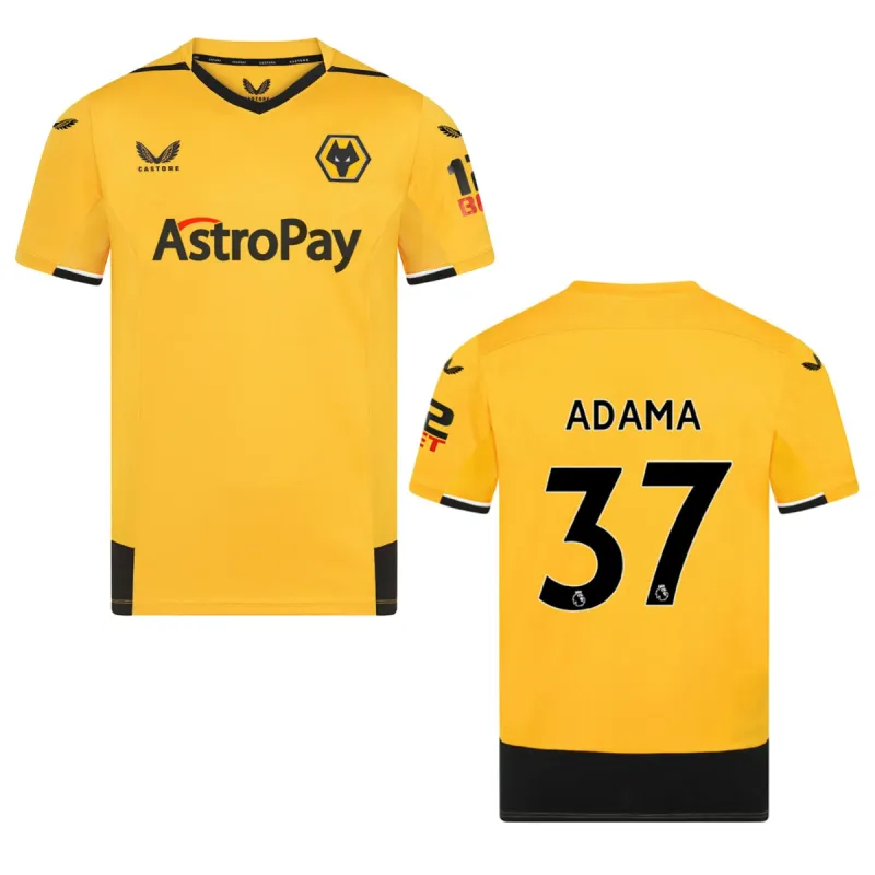 Adama Traore 37 Wolves Jersey sold by Jersey House