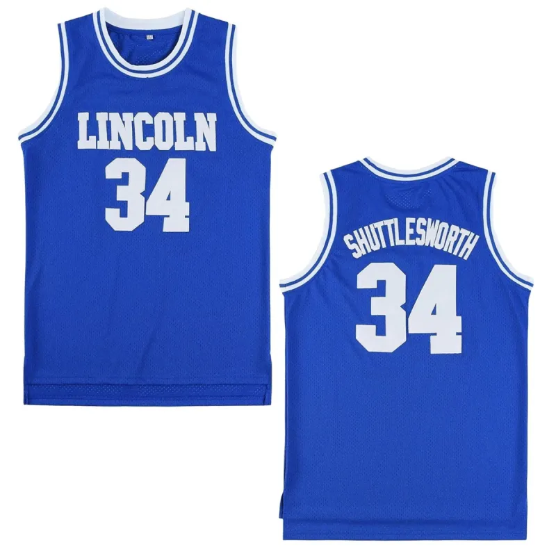 Jesus Shuttlesworth Lincoln He Got Game 34 Jersey made by Jersey House