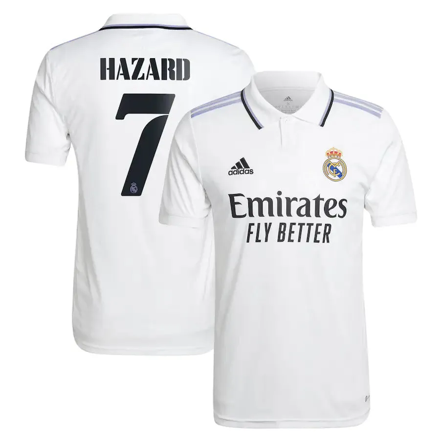 Real Madrid Eden Hazard シャツ ネイビー Authentic Eden Hazard Real Madrid adidas Soccer Jersey 19/20