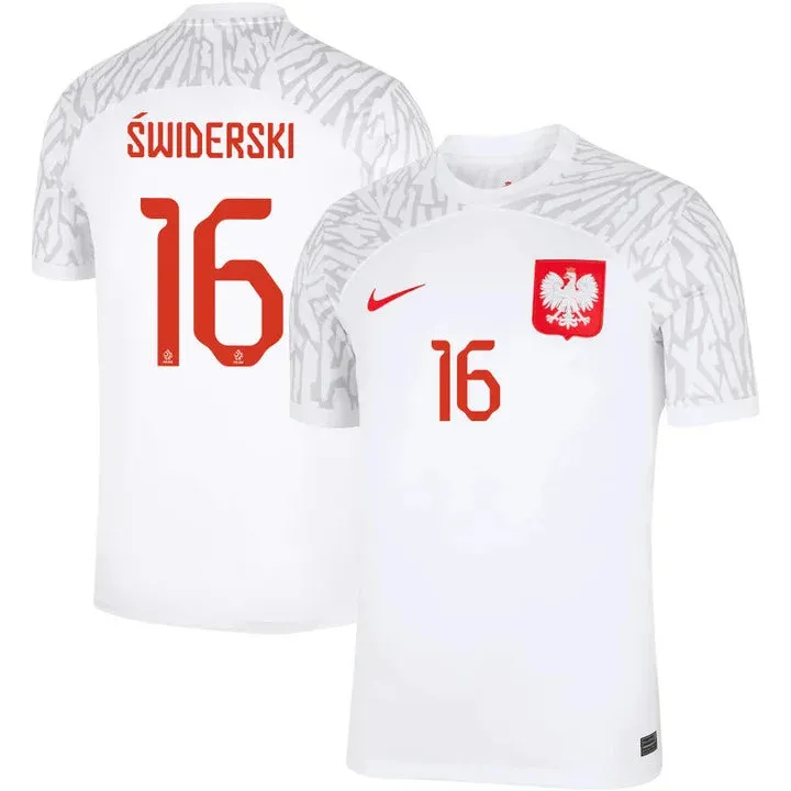 Karol Świderski Poland 16 FIFA World Cup Jersey sold by Jersey House