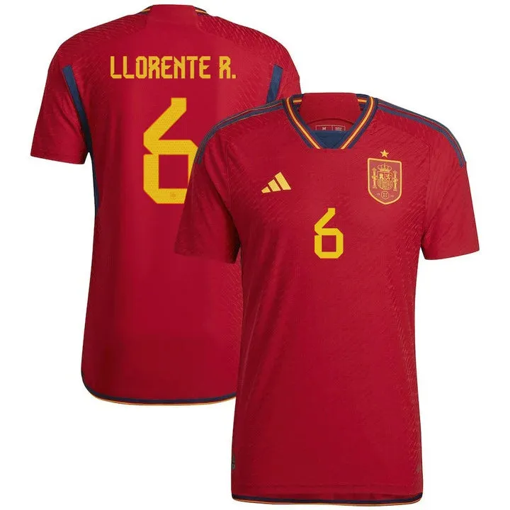 Marcos Llorente Spain 6 FIFA World Cup Jersey sold by Jersey House