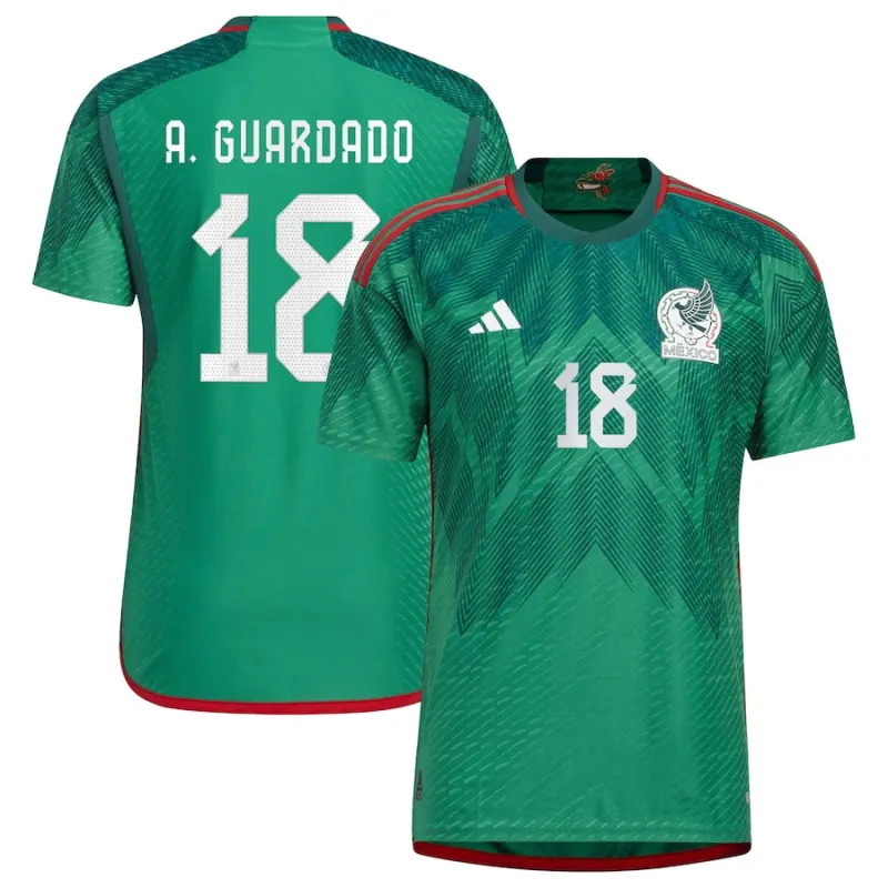 Andres Guardado Mexico 18 FIFA World Cup Jersey sold by Jersey House