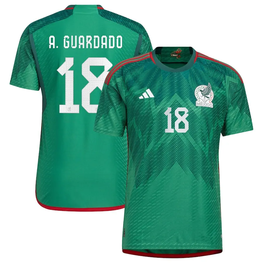 Andres Guardado Mexico 18 FIFA World Cup Jersey sold by Jersey House