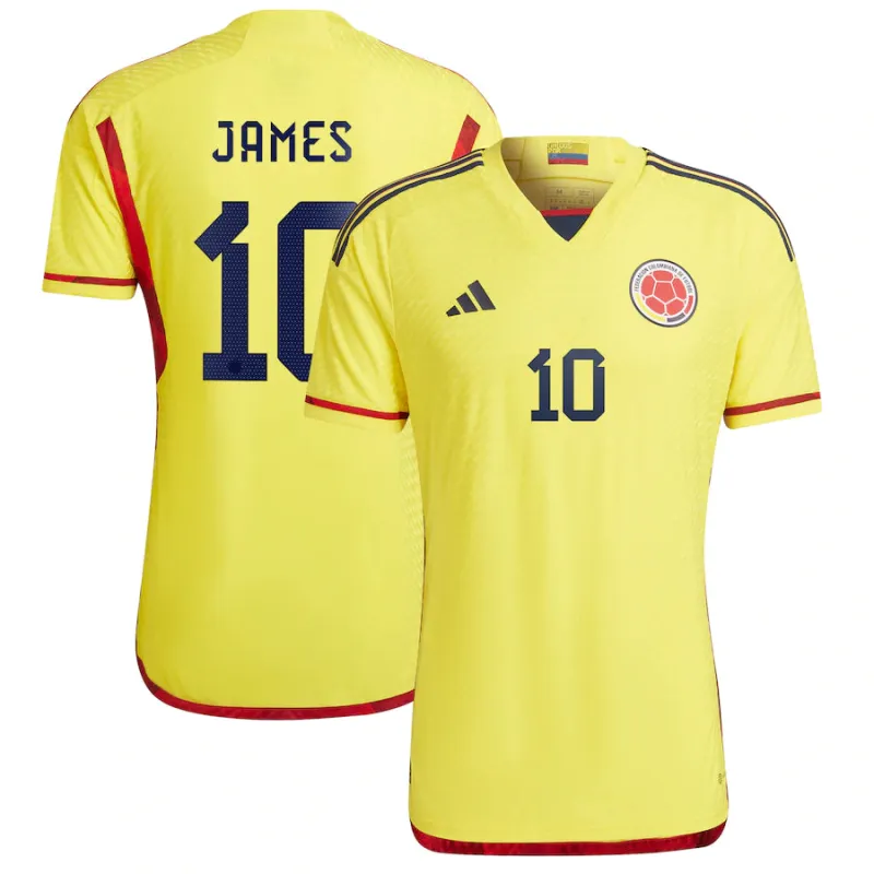 James Rodriguez Colombia 10 FIFA World Cup Jersey sold by Jersey House